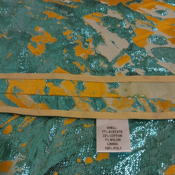 Douglas Hannant Paintbrush Stroke/Splatter Wrap Skirt Abstract Wearable Art - Picture 13 of 15